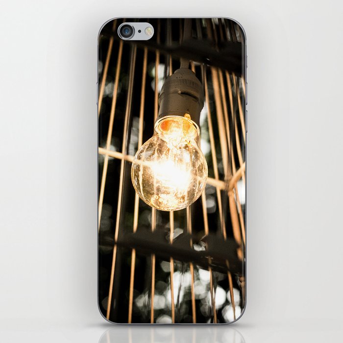Light in a cage iPhone Skin