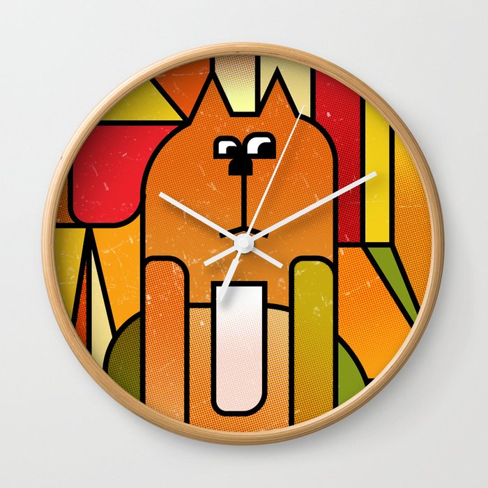 Why is the cat hidden? Wall Clock