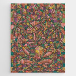 The Drummer 4 African music painting Jigsaw Puzzle