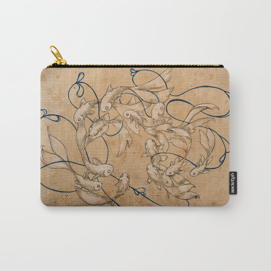 Twirl and Loop Carry-All Pouch