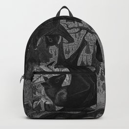 Gothic Bats Illustration  Backpack