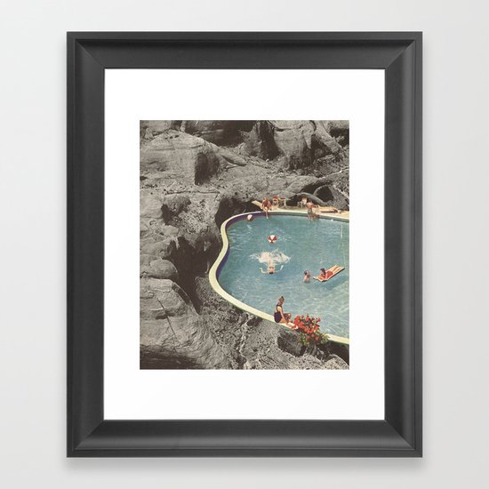 is this the place that they call paradise? Framed Art Print