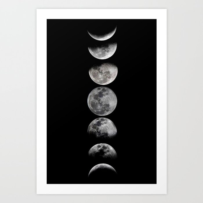 Phases of the Moon Kunstdrucke Phases of the Moon Kunstdrucke