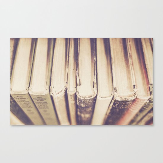 Vintage Books Canvas Print