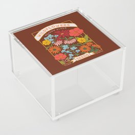 Wildflowers Seed Packet  Acrylic Box