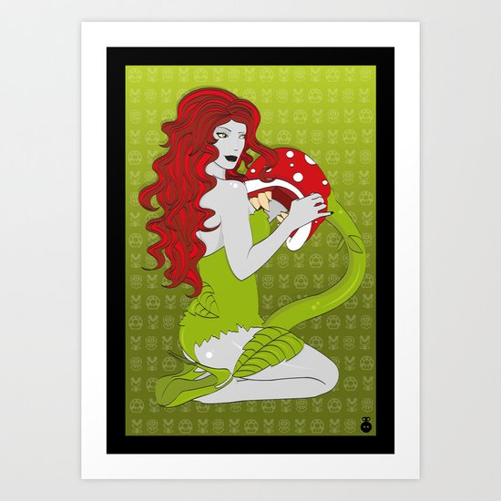 Poison Geekette Art Print