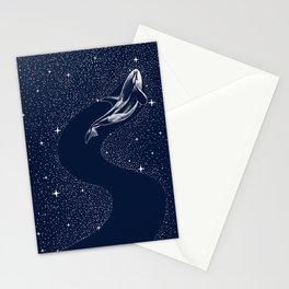 starry orca Stationery Card