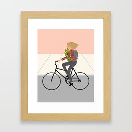 Spring Bike Ride Framed Art Print