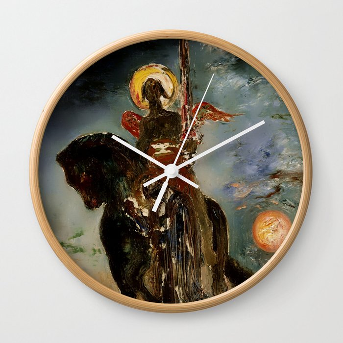 “The Angel of Death” by Gustave Moreau Wall Clock
