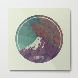 Cotopaxi Metal Print | Mountain, Snow, Volcano, Smoke, Nature, Mount, Landscape, Circle, Ecuador, Andes 