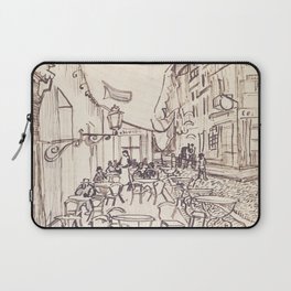 Cafe Terrace at Night (preliminary sketch) Laptop Sleeve
