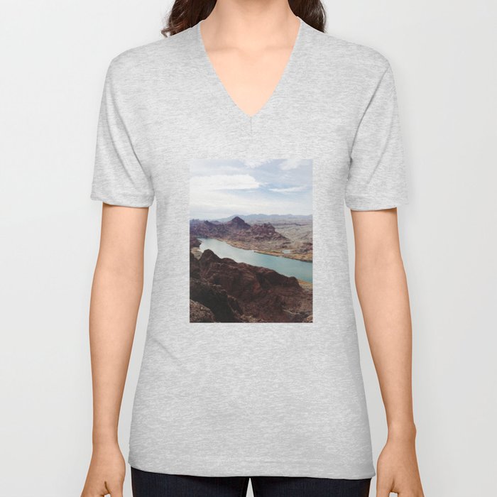 The Colorado River V Neck T Shirt