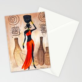 African red Stationery Cards