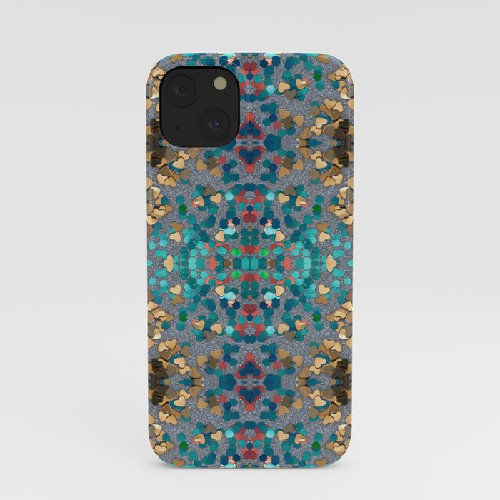 Sequin Mosaic Pattern iPhone Case