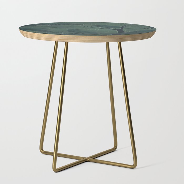 Ominous Familiars Green Side Table