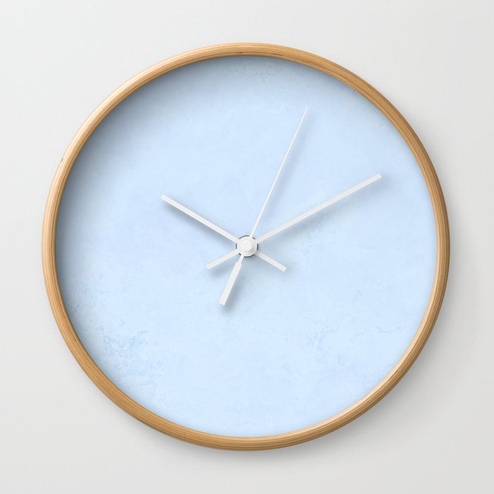 Light Blue Wall Clock