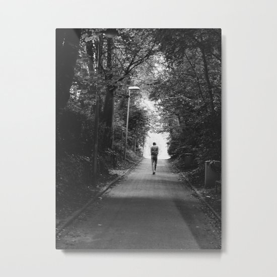 Pensive Metal Print