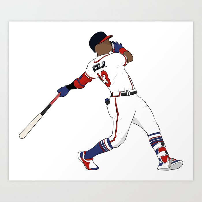 Ronald Acuna Jr Art Print By Sicksticks Society6