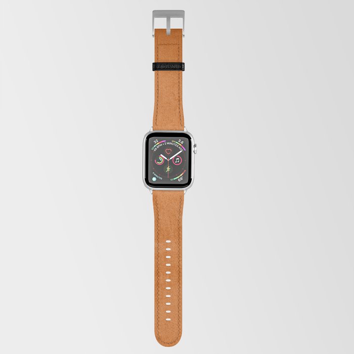 Orange rustic Apple Watch Band