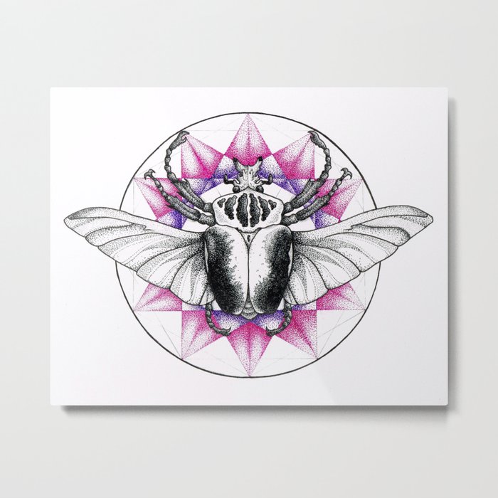 Goliath Beetle No.3 Metal Print