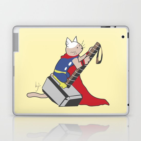 The Catty Thor Laptop & iPad Skin