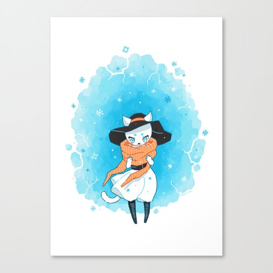 Frozen Past Canvas Print