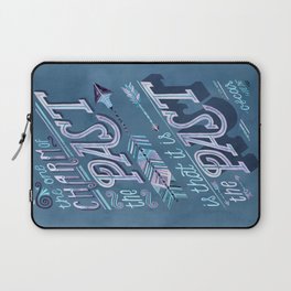 The Past is the Past Laptop Sleeve