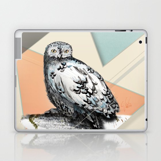 Owl Mcsit By Carographic Laptop Ipad Skin By Carographic Society6