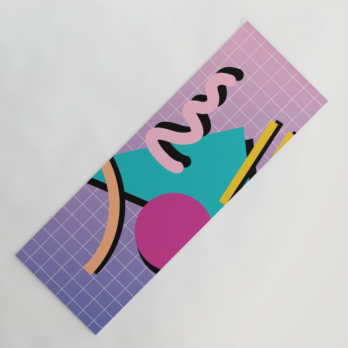 Memphis Pattern 10 - 90s - Retro Yoga Mat