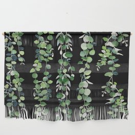 Eucalyptus Sur Fond Noir Wall Hanging