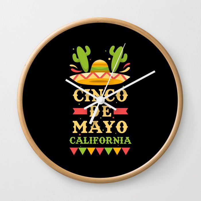 Cinco De Mayo Wall Clock