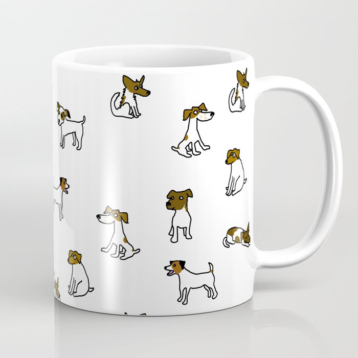 Jack Russell Terrier Cartoon Coffee Mug