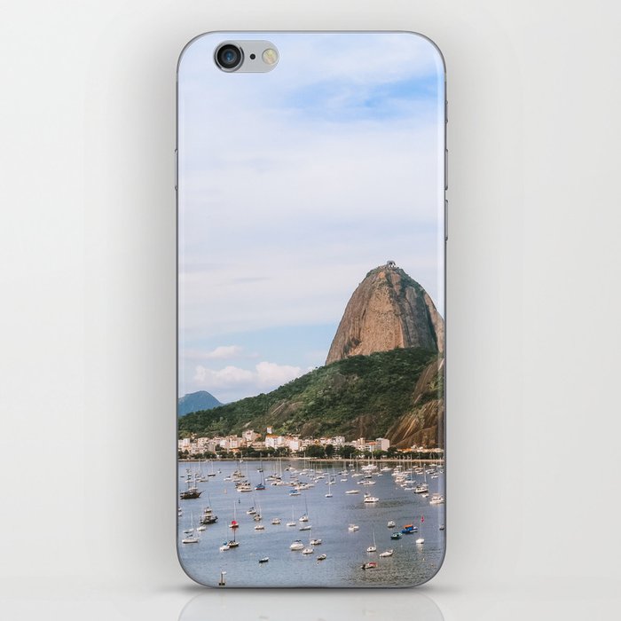 Brazil Photography - Tons Of Boats By The Town's Shore iPhone Skin