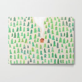 Alone in the woods Metal Print