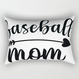 Baseball Mom Rectangular Pillow