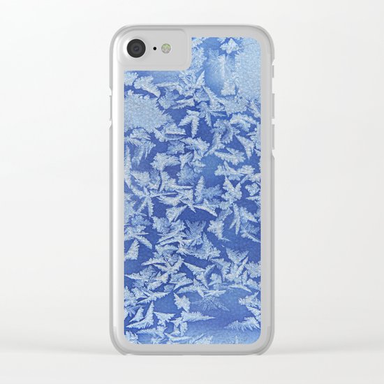 Blue Frozen Freeze Clear iPhone Case