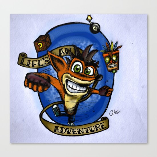 Life's an Adventure Canvas Print