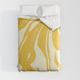 Yellow flowers Comforter