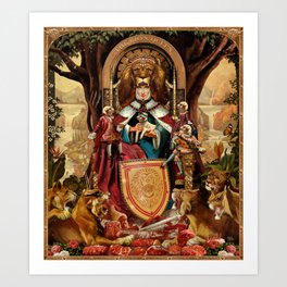 The Lion Queen Art Print