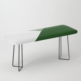 Forest Green Angles Bench