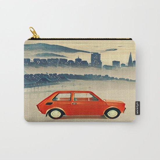 Red Polski Fiat Carry-All Pouch
