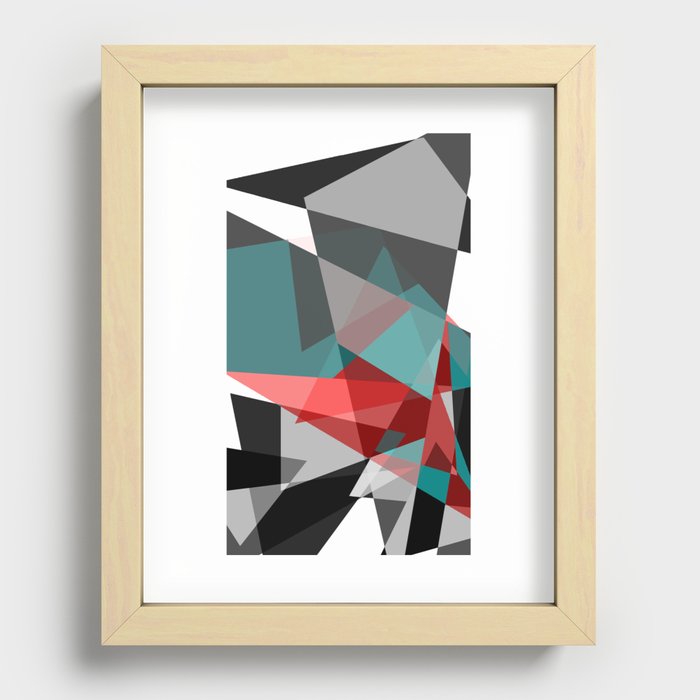 Not so Black and White Recessed Framed Print