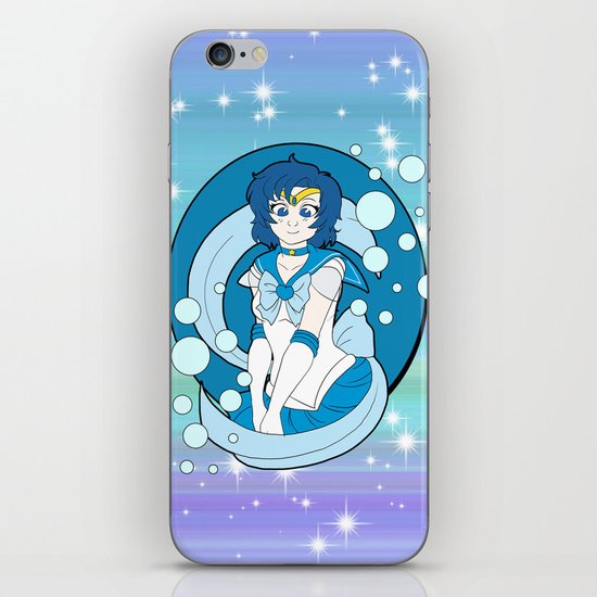 Sailor Mercury iPhone Skin