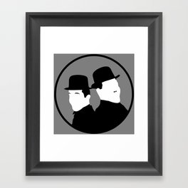 Laurel and Hardy Framed Art Print