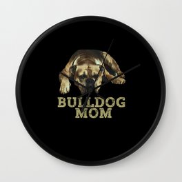 Bull Terrier Colorful Wall Clock
