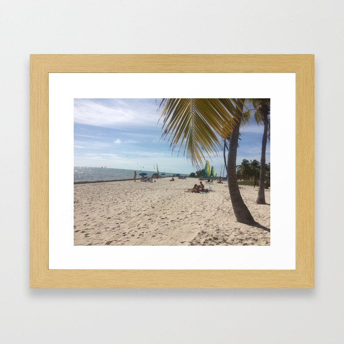 Summer vacation Framed Art Print