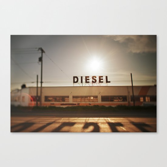 Diesel Canvas Print