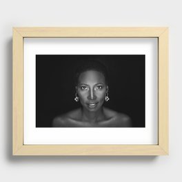 The Truth in your eyes Recessed Framed Print