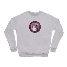 Little Thumbelina Girl: Pink Lightning Fan Club Crewneck Sweatshirt