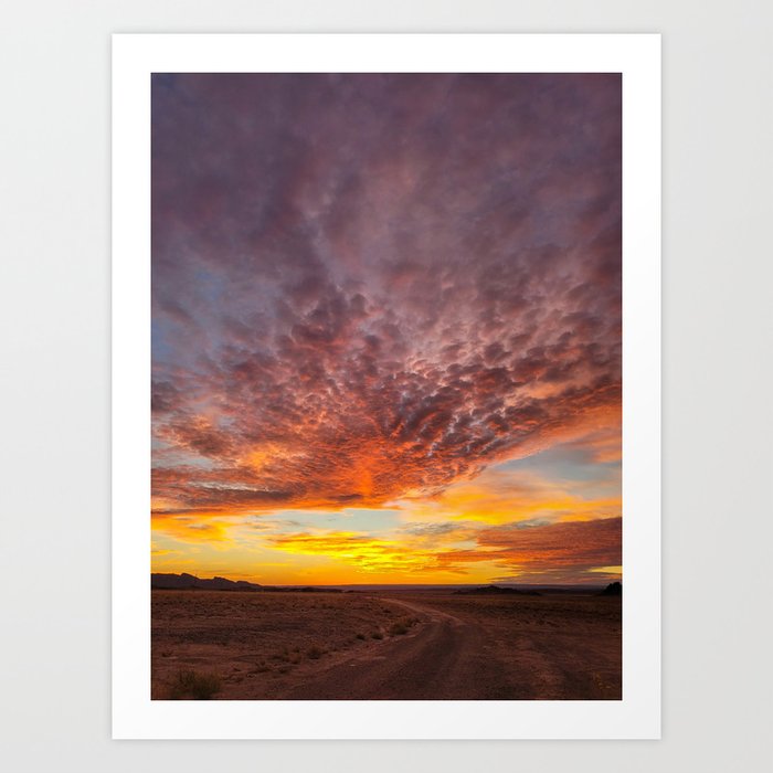 Blazing New Mexico Sunrise Art Print